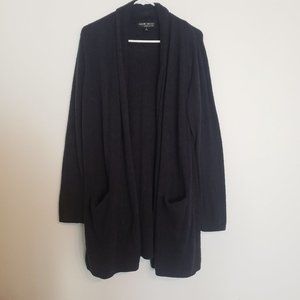 Barefoot Dreams Bamboo Chic Lite Cozy Essential Long Black Cardigan 1X